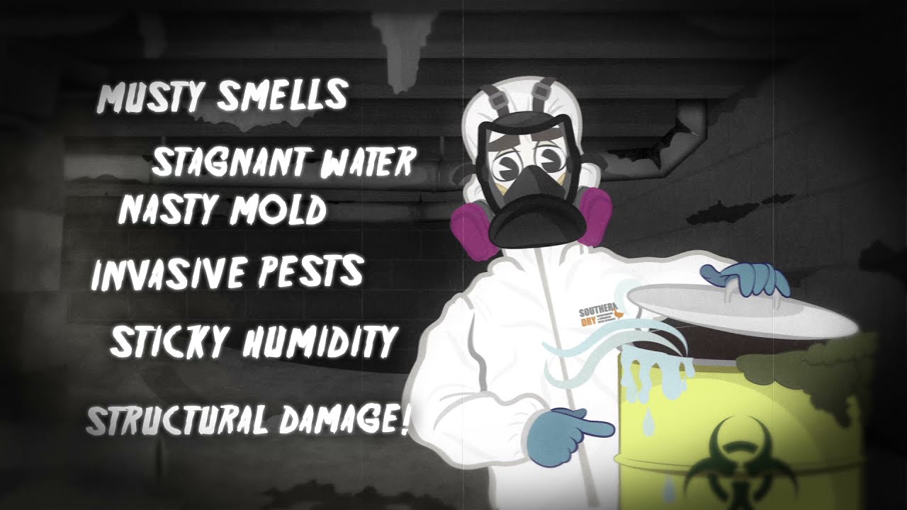 Wet, moldy, humid crawl space? Consider crawl space encapsulation from SoDry serving Birmingham, AL