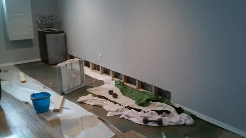 Before Basement Waterproofing & Sump Pump Installation | Riverside Alabama