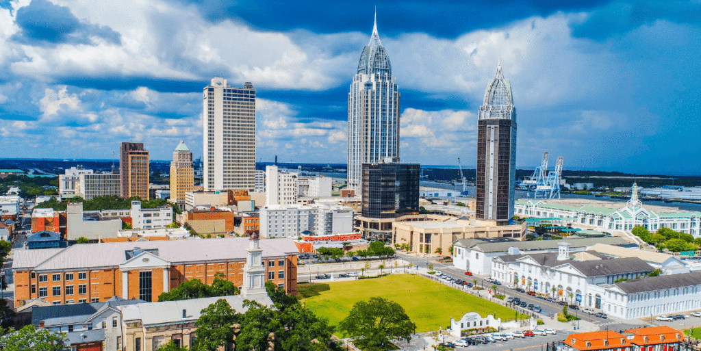 Mobile, AL skyline
