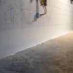 Basement waterproofing wall membrane system installation near Alabama
