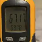 Humidity meter reading high in a basement