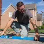 Pre lift leveling before concrete leveling services