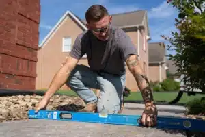 Pre lift leveling before concrete leveling services