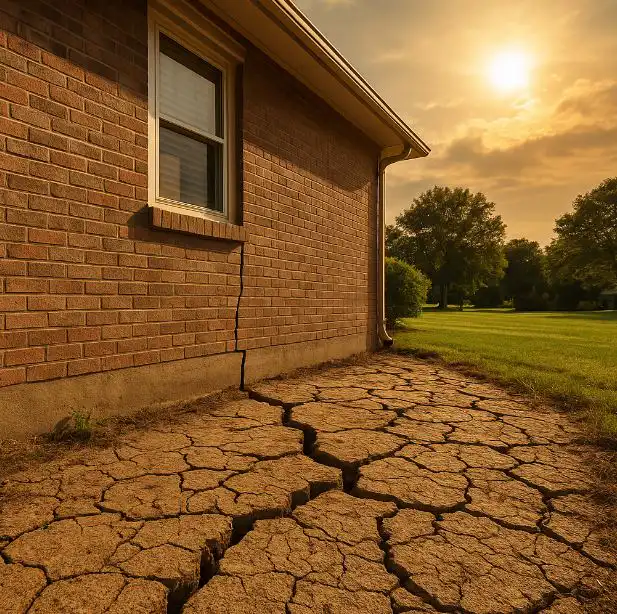 Drought Conditions Damaging a Property